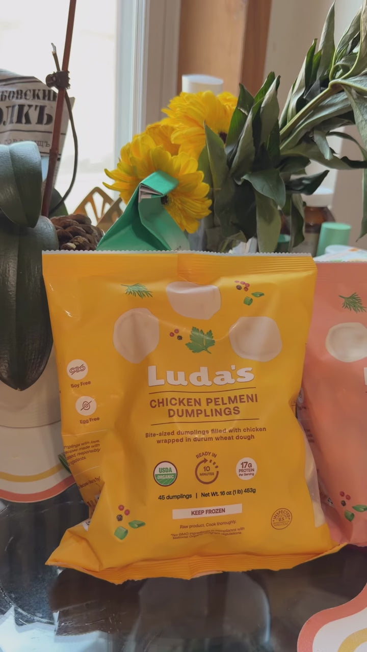 Fried versus boiled pelmeni: Luda's dumplings served two ways, boiled with sour cream and pan-fried until crisp
